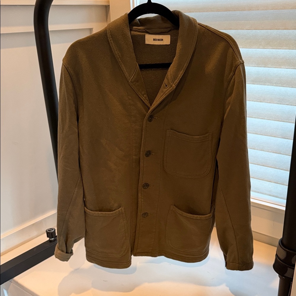 Buck Mason Men's Turf Interloop Shawl Jacket M